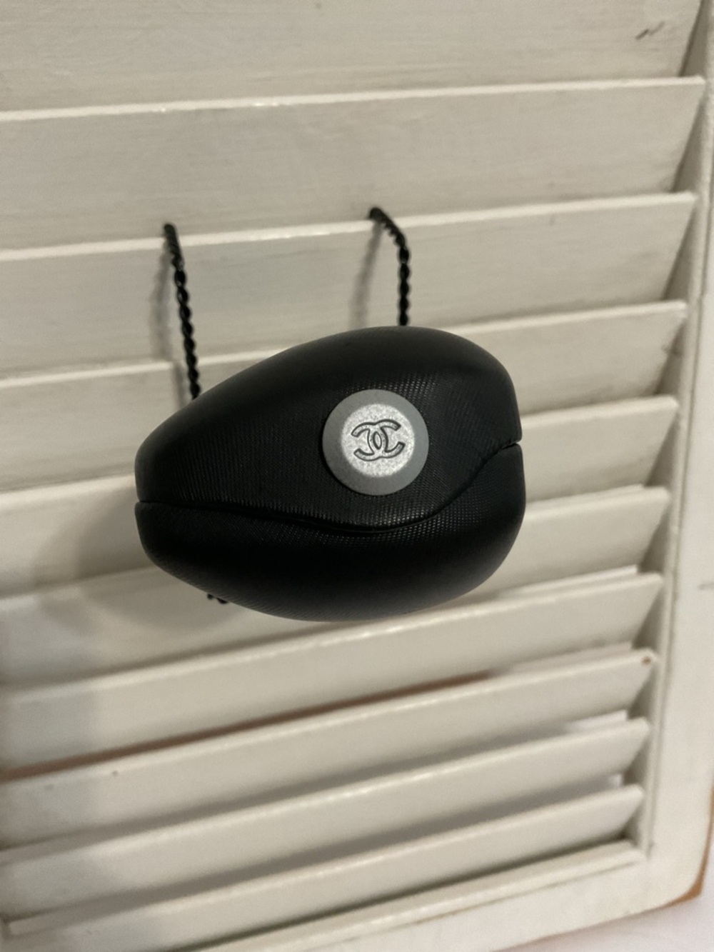 CHANEL Black Embossed Hard Sunglasses Case - Picture 3 of 5
